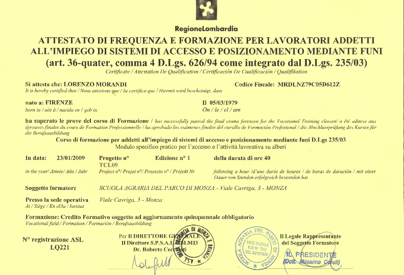 Impianto di irrigazione professionale